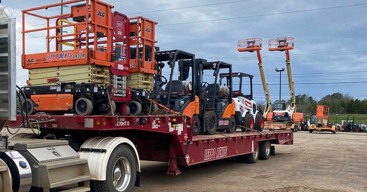 Leppo Rents Rental Equipment Delivery